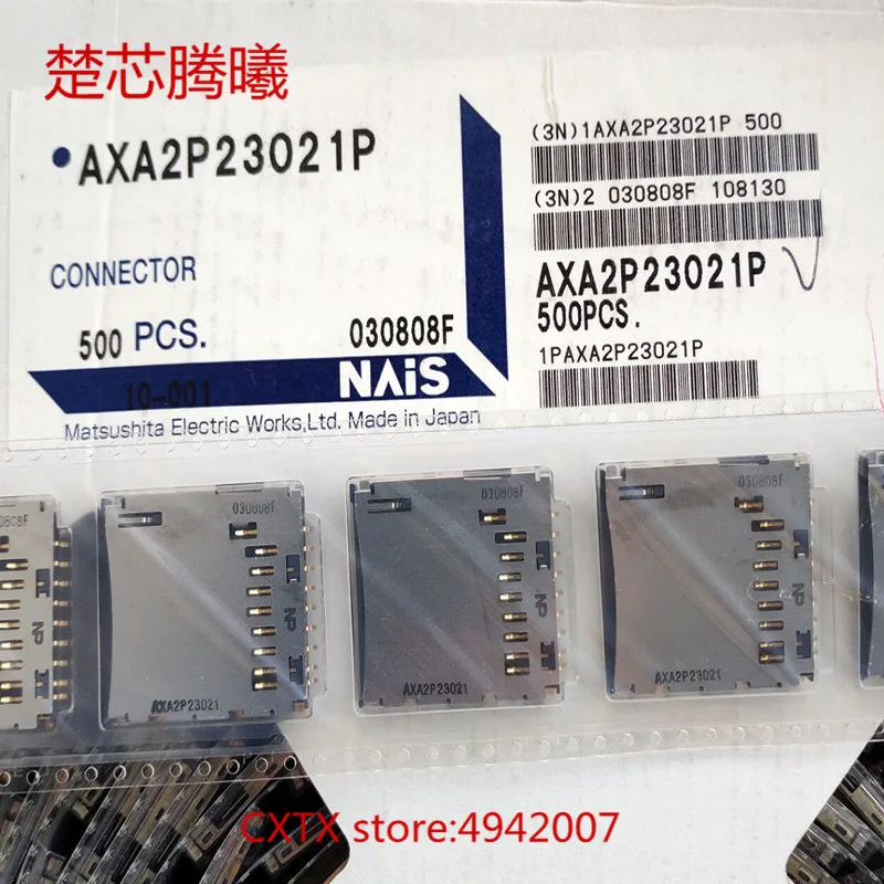 AXA2P23021P 1PCS CHUXINTENGXI AXA2R73061P-M AXA2P23021P для SD TF карт ридер Разъем Держатель Слот SIM SD карт ридер - Цвет: AXA2P23021P 1PCS