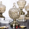 Nordic Storage Crystal Glass Bottle, Creative Candy Jar, Sugar Pot, Desktop Furnishing Article, Multi-use Home Decoration 4