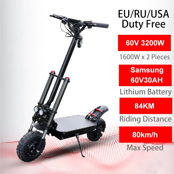 3200W SAM30AH noseat 80 км/ч Электрический скутер для взрослых 1" 3200 Вт двигатель samsung 35AH батарея складной Ховерборд Fat Tire электрический самокат e скутер - Цвет: 3200W SAM30AH noseat