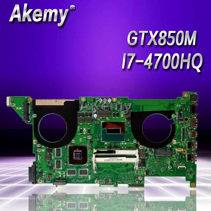 Akemy N750JK/N750JV материнская плата для ноутбука For Asus N750JK N750JV N750J N750 тест оригинальная I7