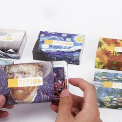 150pcs Tube Mini Cardboard Puzzles Game Toys for Children Adults Learning Educational Assemble Toy Games Jigsaw