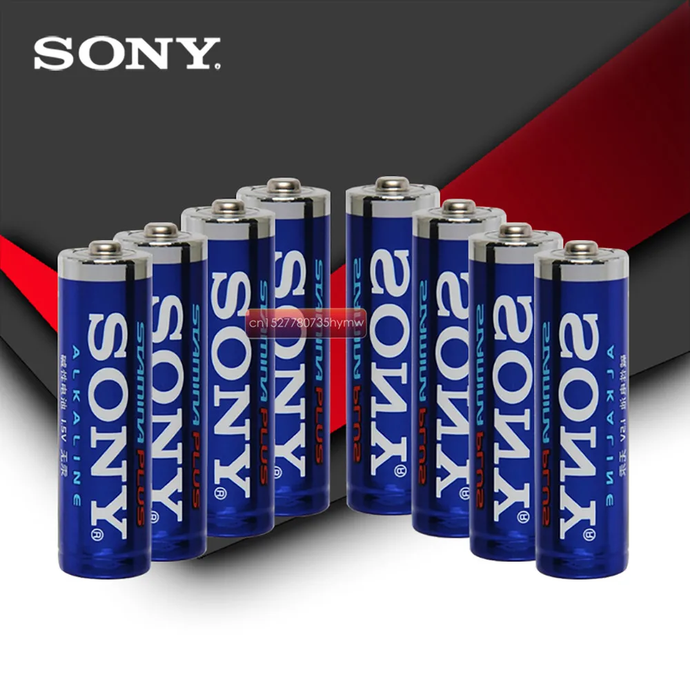 16 шт. Sony 100% оригинал LR6 1 5 в AA батареи щелочные без ртути сухая батарея для