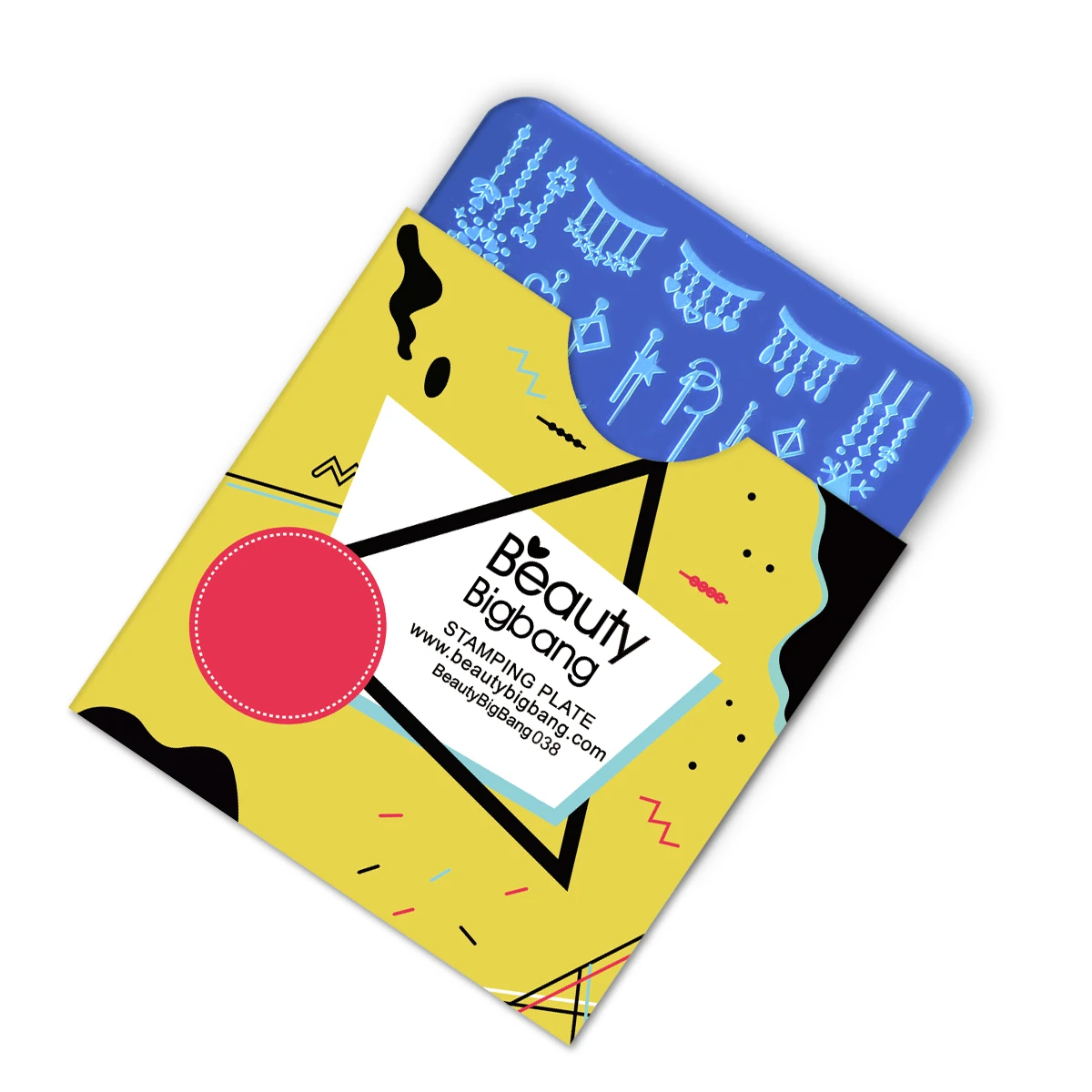 Beautybigbang пластины для штамповки ногтей набор 17 шт. нержавеющая сталь 6 см Шаблон трафарет форма Геометрическая Луна полосатый ногтей аксессуар