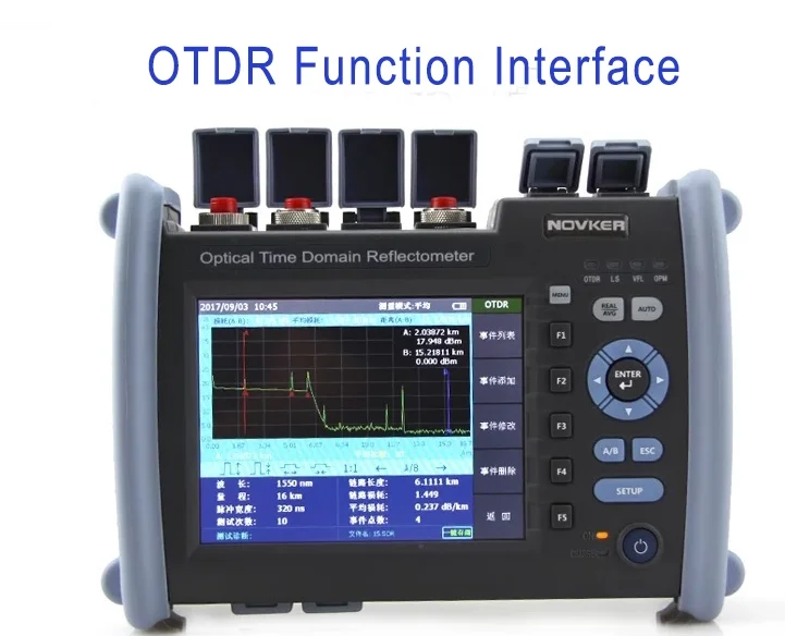 Оптический рефлектометр OTDR Novker ручной NK6000 серии умеренная цена