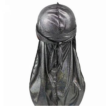 

Shin Kong Fashion Men's Shiny Silk Durags Hood Hat Men's Silk DuRag Doo Rag Hair Accessories Pirate Hat Headdress Hood