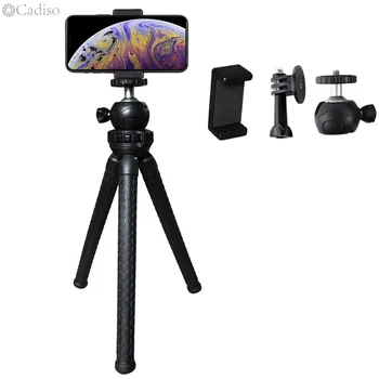 

Cadiso Mobile Mini Tripod Stand Spider Flexible Octopus Tripod Gorillapod for iPhone GoPro Canon Nikon Sony Camera Table Desk