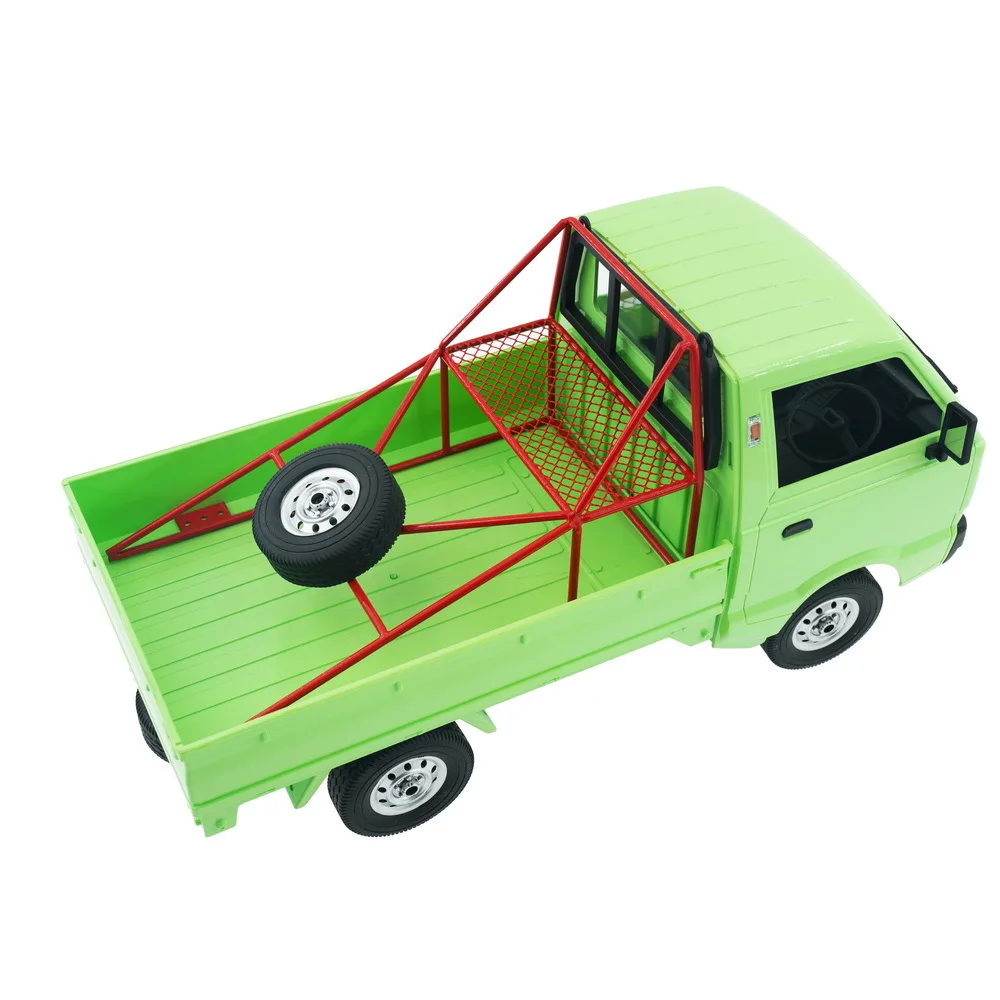 

Запчасти SPGCM WPL D12 RC, микро-карта, заднее ведро, металлическая спасательная рама, обновление «сделай сам», модификация, детали настроения, украшение