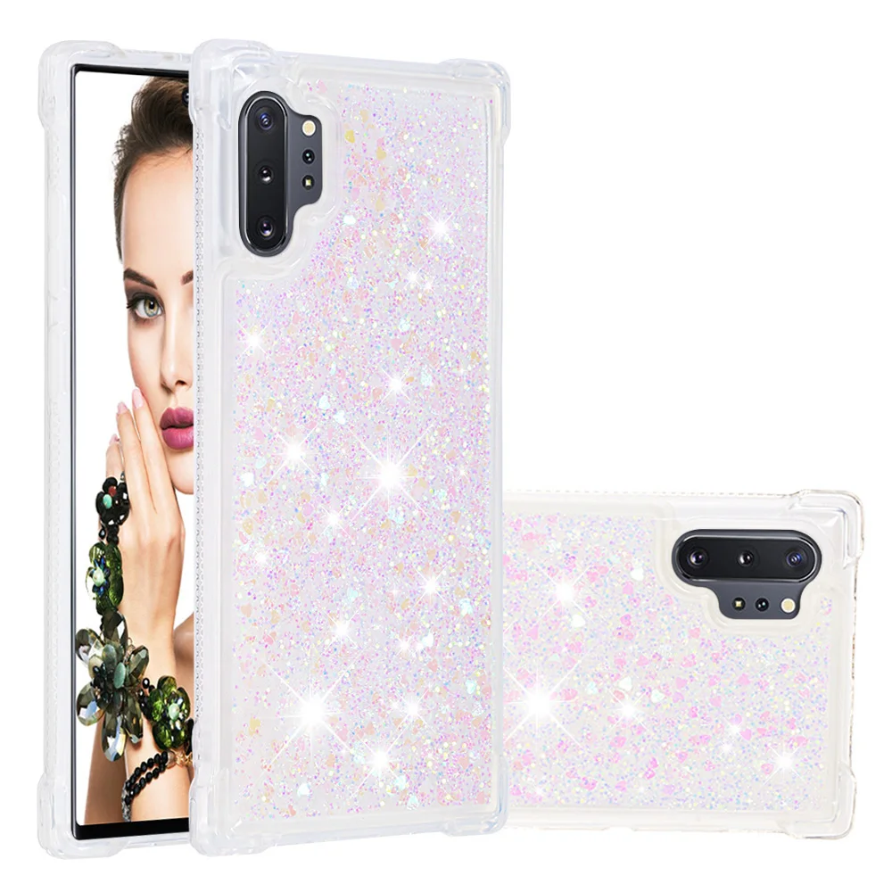Glitter Diamond TPU Cover For Samsung Galaxy Note 8 Note 9 Note 10 Note 10 5G 3
