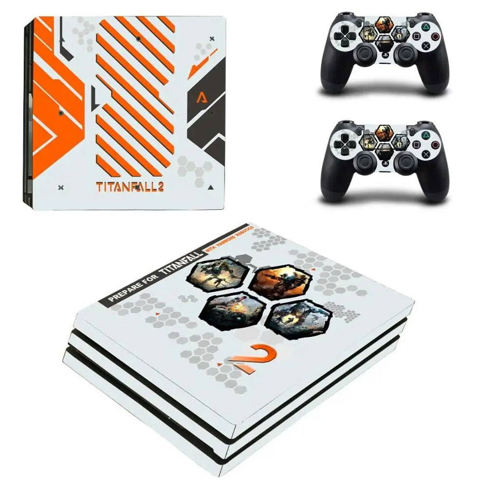Titanfall 2 PS4 Pro наклейка PS 4 Play station 4 Pro виниловая наклейка s Pegatinas для playstation 4 Pro консоль и контроллер