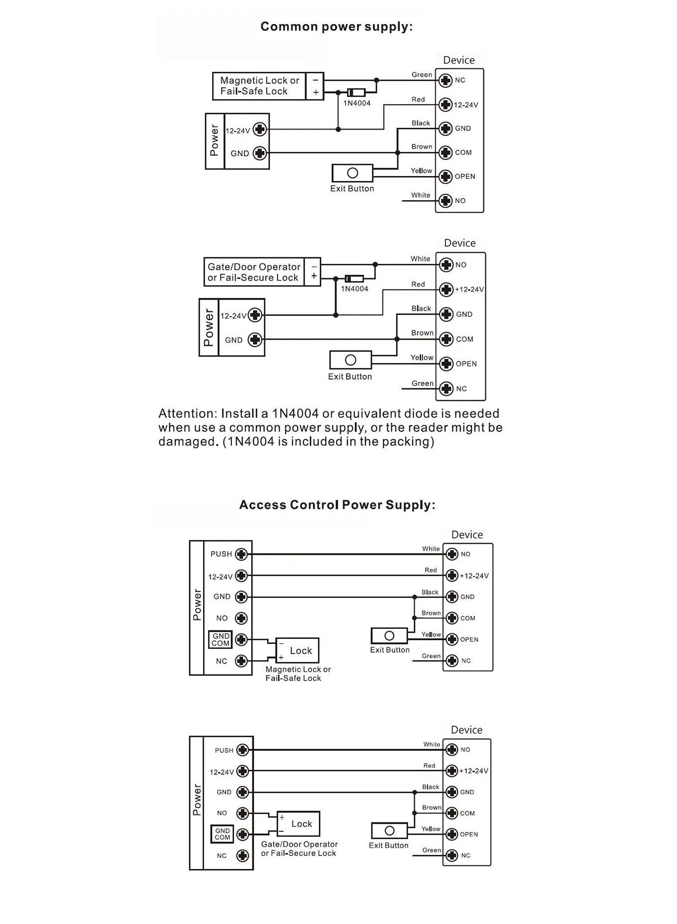 rfid porta sistema de controle acesso 125khz