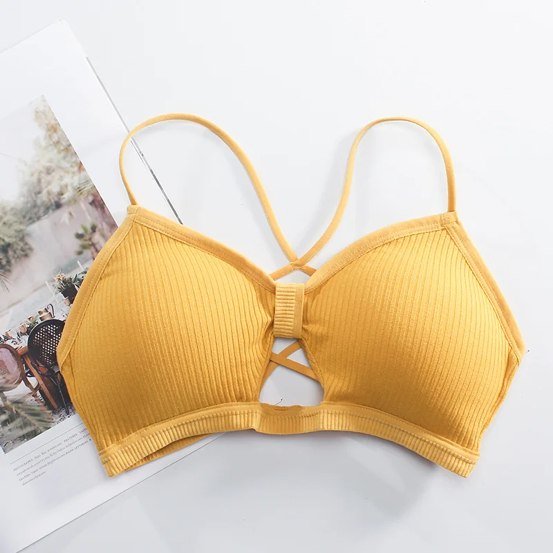 Women Bra Sexy Bralette Push Up Bras For Women Sexy Lingerie Wireless Bra Cotton Brassiere Backless Female Underwear Bh