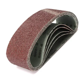 

5pcs 40 Grit Grinding Sanding Belt Abrasive Tool 533x75mm For Wood Furniture Non-metal Polishing Replacement Machine Abrasive