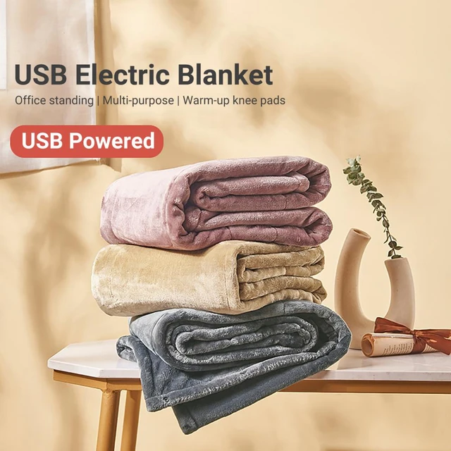 Practical Electric Blanket Thickened USB Charging Large Heating Range Fine  Stitch Electric Heated Blanket Throw - AliExpress