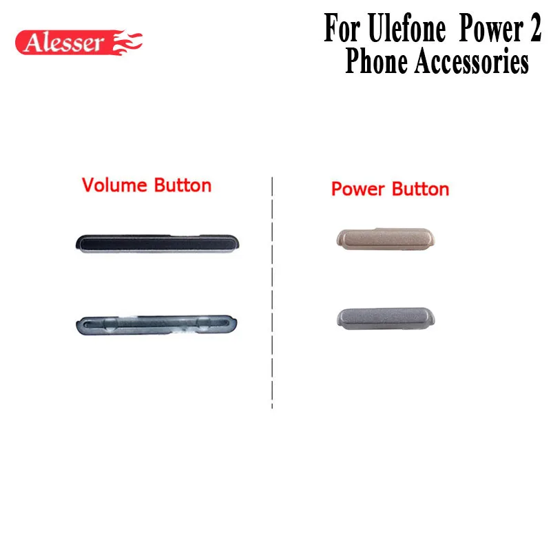 Алессер для Ulefone power 2 Кнопки громкости крепежные части сборки Замена кнопки