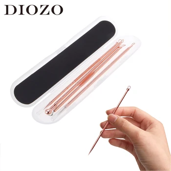 

4pcs/set Blackhead Remover Tool Blackhead Comedone Acne Pimple Needles for Face Skin Care Tool Facial Pore Cleaner