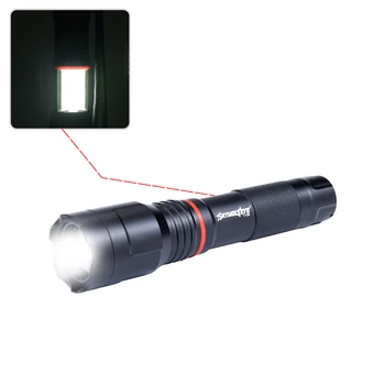 

Portable COB LED Black Torch Light Home/Outdoor Rechargeable Emergency