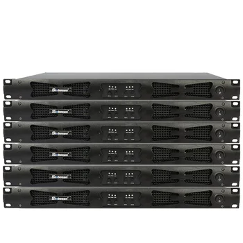 

power amp 1U class d sound power amplifier digital audio 4CH 2000w D4-2000