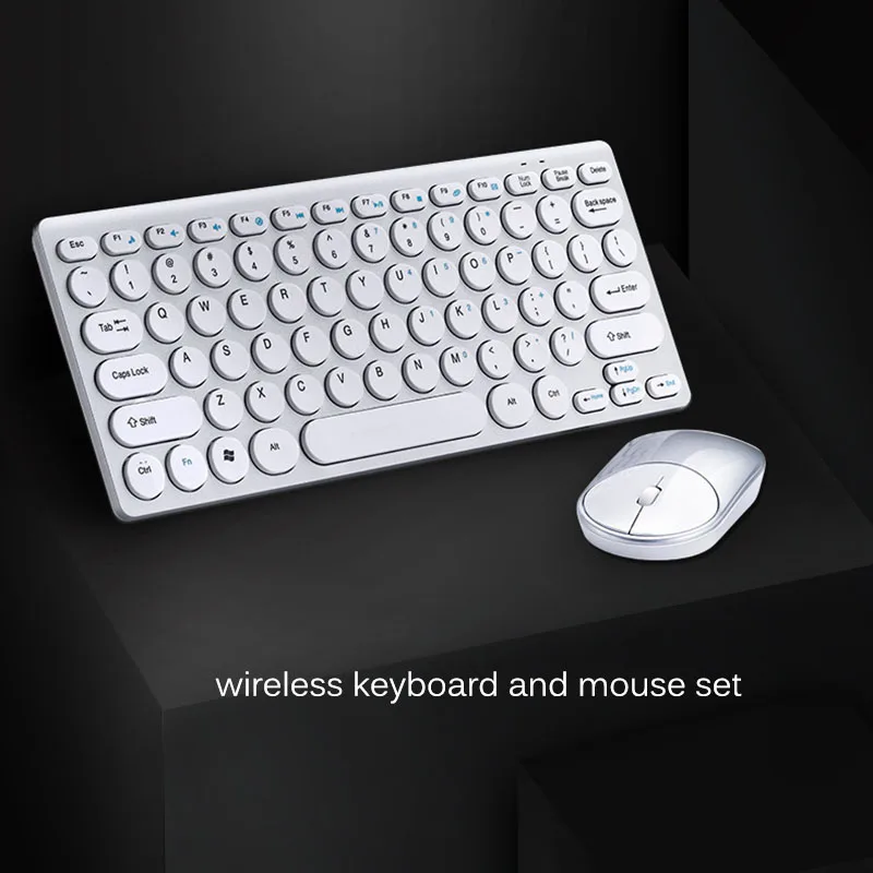 Комбо с usb-приемником для настольного компьютера, ПК, ноутбука и Smart tv, PC Gamer, новинка, английская буква 2,4G, беспроводная клавиатура, мышь