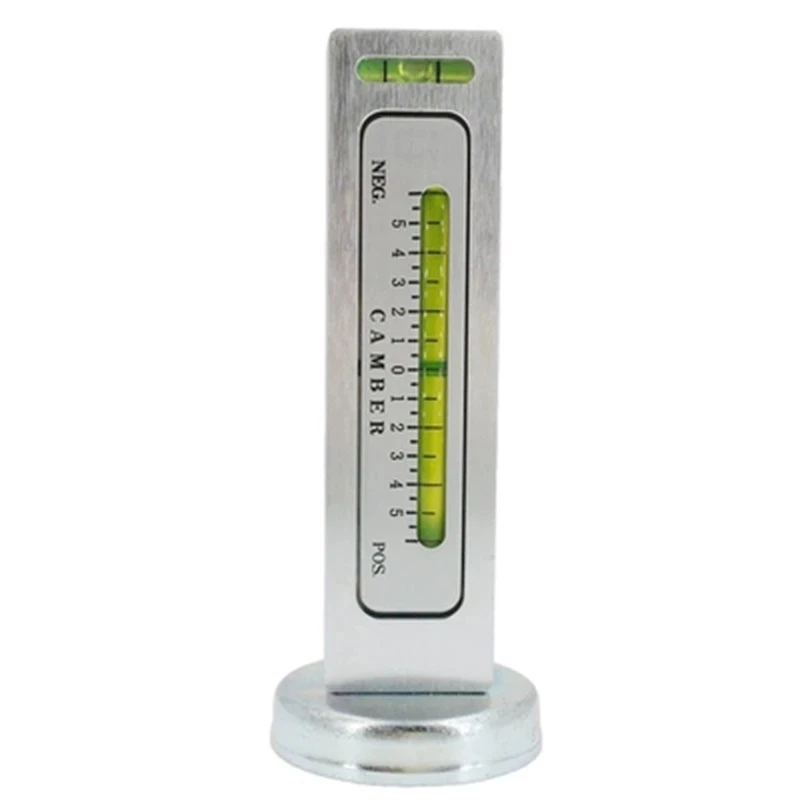 1pc Adjustable Magnetic Wheel Alignment Level Car Four Wheel Positioning Magnetic Level Gauge Camber Bubble Adjustment Tool