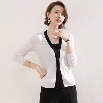 

masigoch 100% superior merino wool pocket buttons cardigan