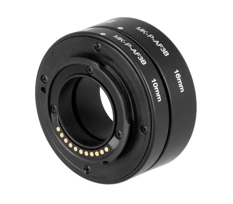 Удлинительная макротрубка Meike с автофокусом 10 мм 16 для M43 mount em1 em5 em10 G1 G2 G3 G5 GF1 GF2 GF3