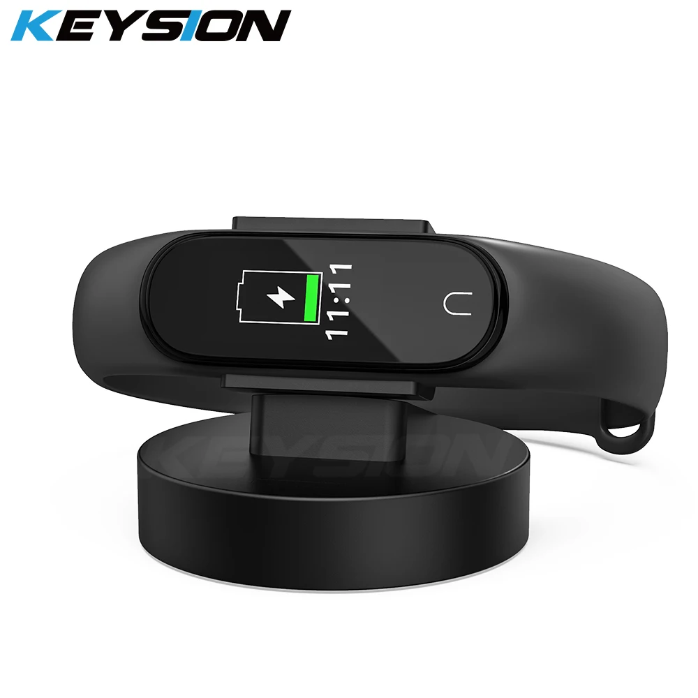 Кабель KEYSION для быстрой зарядки Xiaomi Mi Band 4 глобальная зарядка через USB зарядная док