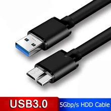 0,5/1/1,5 M USB 3,0 Тип A-Micro B кабель для внешнего жесткого диска жесткий диск HDD samsung S5 S4 Note3 USB данные HDD кабель