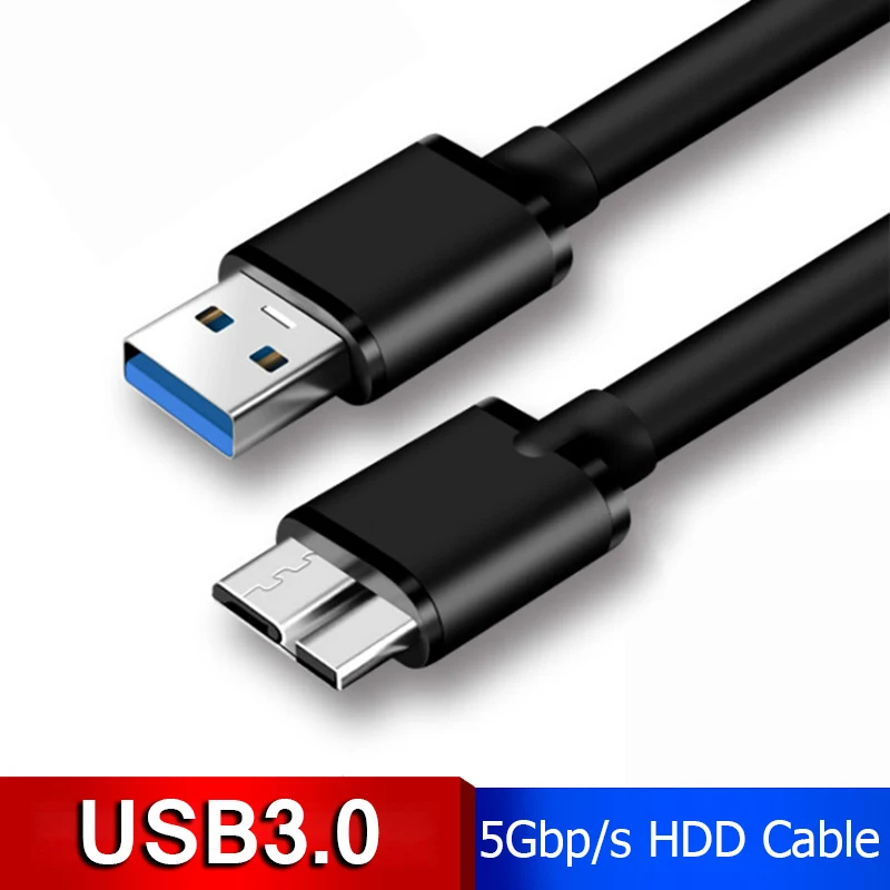 

USB 3.0 Type A to Micro B Cable Fast Speed External Hard Drive Disk HDD For Samsung S5 S4 Note3 USB HDD Data Sync Cable