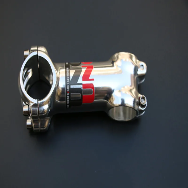 

UNO Bright silver Stem MTB Road Bike Bicycle bar Stems 7/17degree 31.8*60/70/80/90/100/120/130 mm