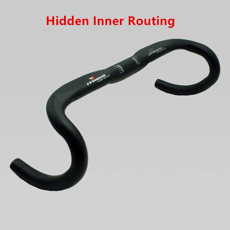 Road Bike Handlebar Bend Bar Hidden Inner Brake Cable Vertical Pipe