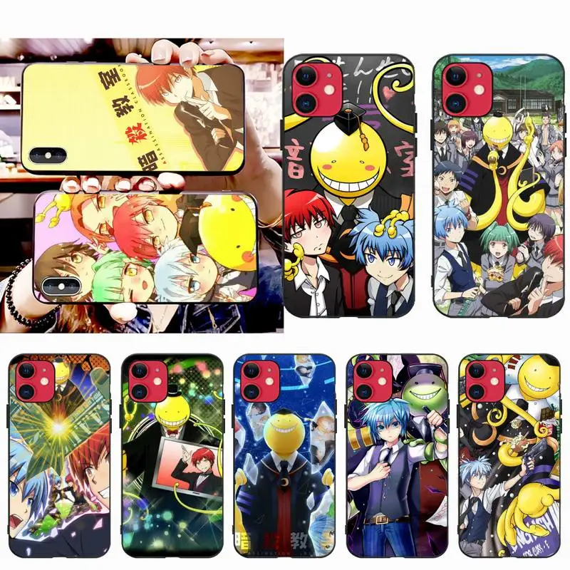 Yjzfdyrm Assassination Classroom Anime Soft Phone Cover For Iphone 11 Pro Xs Max 8 7 6 6s Plus X 5s Se Xr Case Phone Case Covers Aliexpress