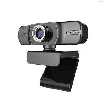 

USB Manual Focus Webcam 1080P Web Camera with Dual Microphone for PC Computer