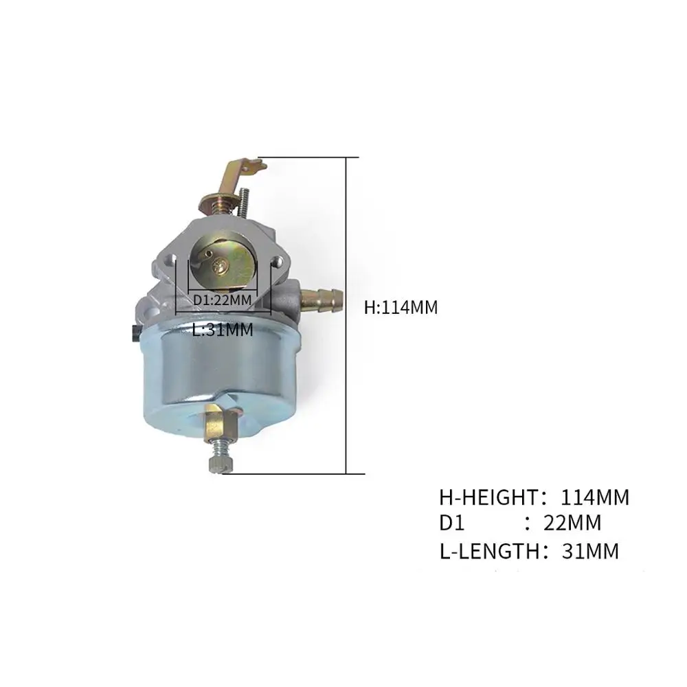HIPA 632230 Карбюратор Carb для Tecumseh 632272 H30 H50 H60 HH60 двигатели с топливом 3 фута топливная линия тип поплавка карбюратор