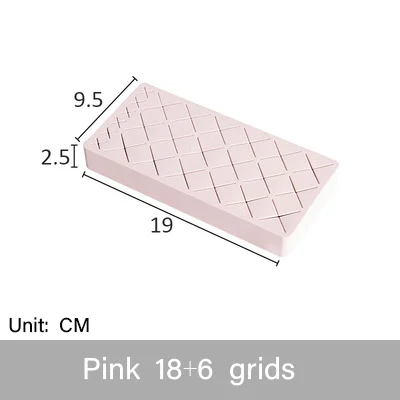 pink 02 Силиконовый держатель для губной помады, коробка для хранения косметики, подставка для макияжа, держатель для кистей, коробка для хранения ювелирных изделий с жемчугом - Handle Color: pink 02