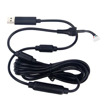 

USB 4Pin Line Cord Cable +Breakaway Adapter Replacement Fit For Xbox 360 Wired Controller AA4258-AA4259