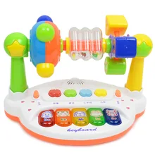 Детская игрушка для раннего образования для новорожденных, Детская развивающая игрушка Peng Sheng 958-4, Электронная музыкальная клавиатура, детская песня Storyte