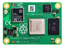 Cm4104000 raspberry pi módulo de cálculo 4 lite, com 4gb de ram, sem fio, bcm2711, braço Cortex-A72