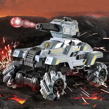 

New 2.4G High Speed Drifting RC Tank Shooting Water Ball Armored Assault Vehicle Military Model Electric Tanks For Kids Toys