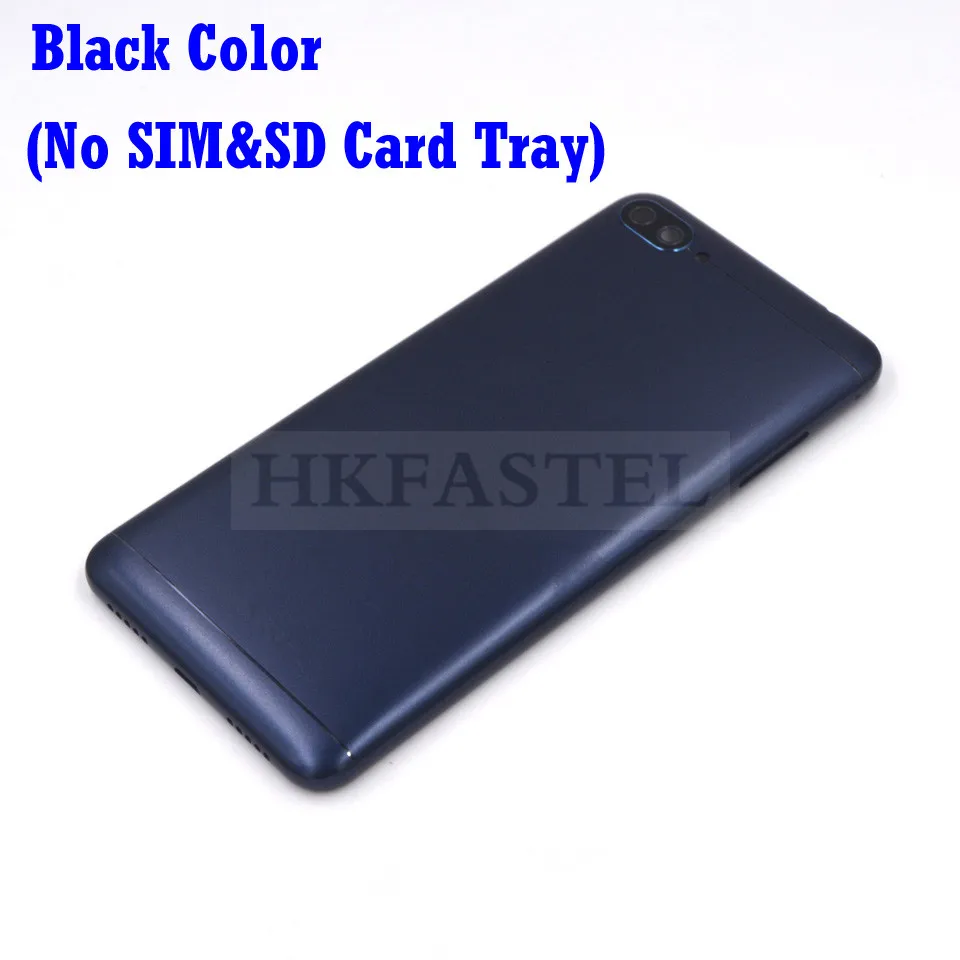 Back cover Black Для ASUS Zenfone 4 Max ZC520KL задний корпус задняя крышка батарейный отсек с боковой кнопкой громкости+ объектив камеры - Цвет: Back cover Black