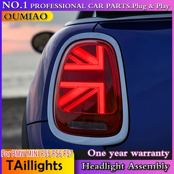 

car accessories for BMW MINI F55 F56 F57 Tail Lights 2013-now for MINI Rear Light DRL+Turn Signal+Brake+Reverse LED lights