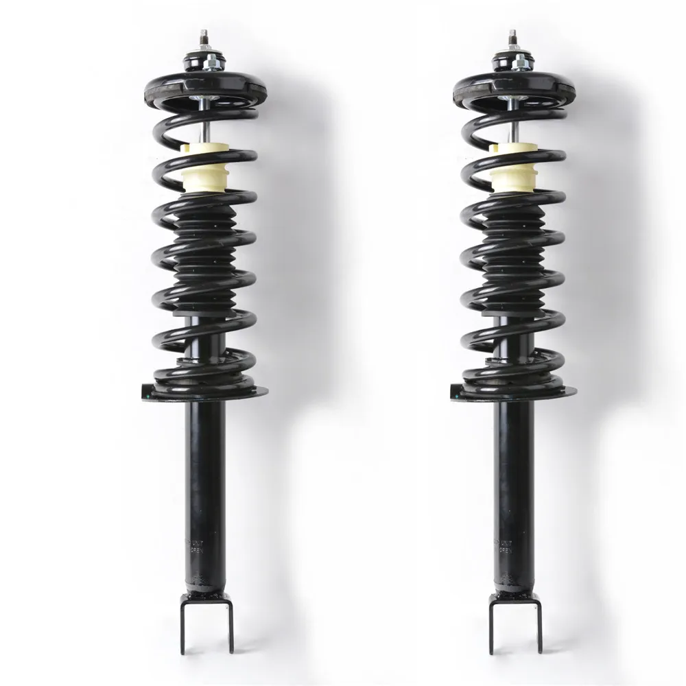 Rear Pair Complete Shocks & Struts Absorber Spring Assembly For Honda