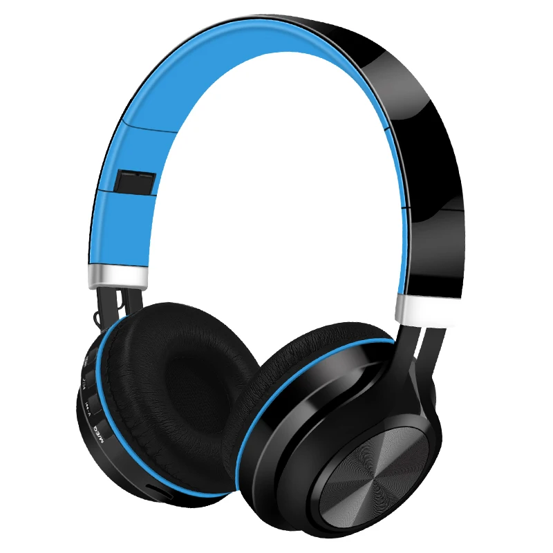 Portable fashion wireless headset Bluetooth headset noise reduction charging computer game