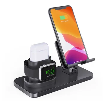 

Mobile Phone Charging Stand Cellphone Smart Watch Earphone Storage Case Holder Charging Dock Station