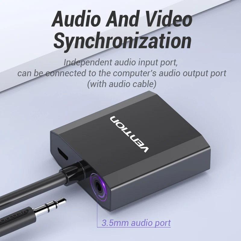Vention Ʈ HDTV Ϳ VGA-HDMI ȯ,  VGA HDMI  Ƴα , -, 1080P
