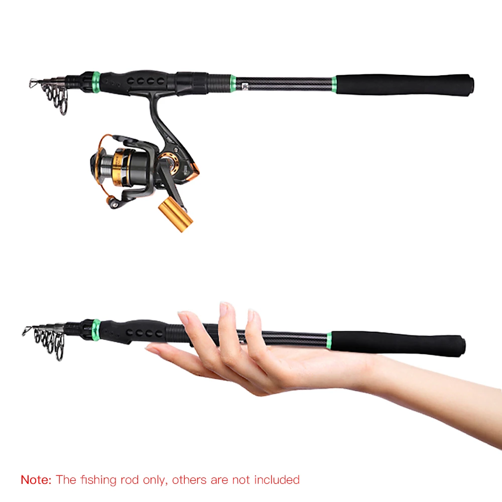 

Hot New 1.8m / 2.1m / 2.4m / 2.7m / 3.0m / 3.6m Telescopic Fishing Rod Carbon Fishing Pole Sea Fishing Rod EVA Handle