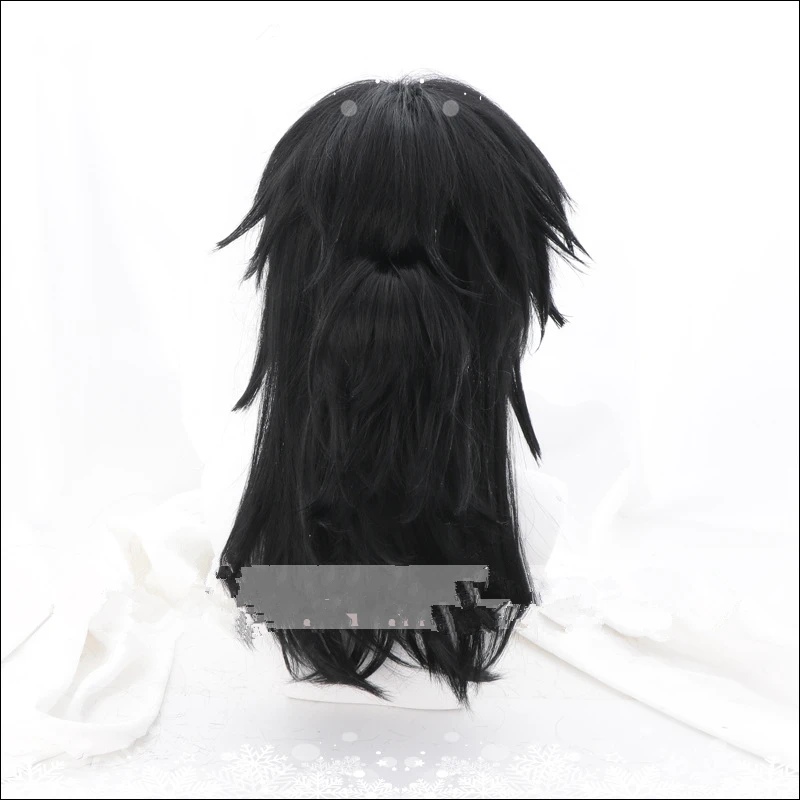 Demon Slayer: Kimetsu no Yaiba Cosplay Kamado Tanjirou Wig Agatsuma Zenitsu Unisex Curly Fuffy Hair Wigs Party Halloween Props