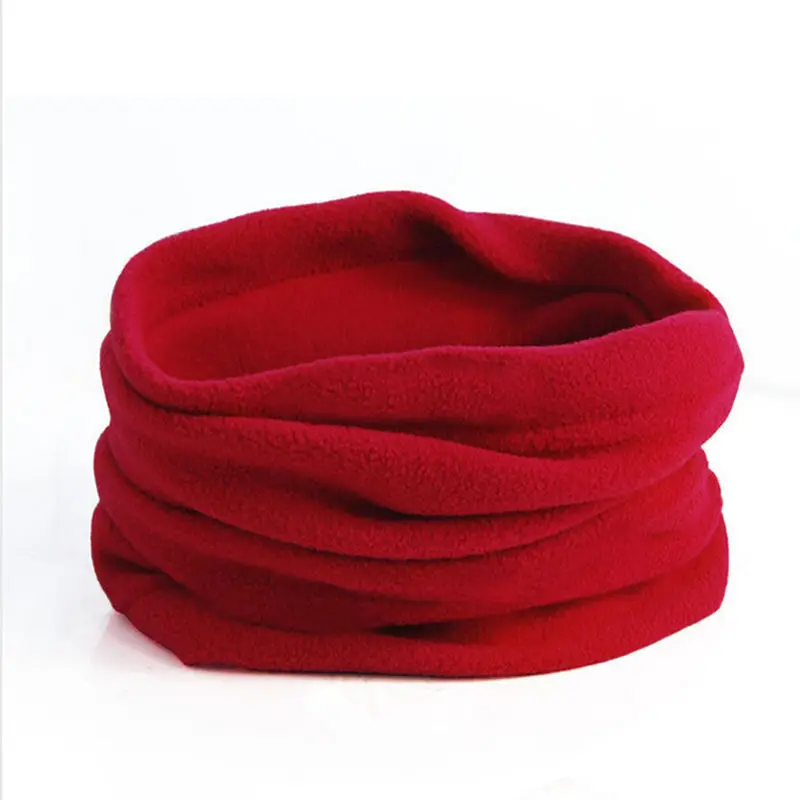 Fashion Warm Male Soft Fleece Scarves Men Winter Scarf Ring For Men Neck Shawl Snood Warp Collar Women Knitted Scarves