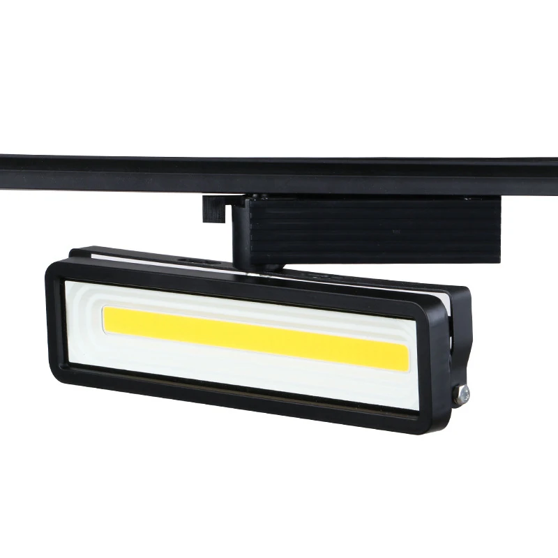Fanlive 8 шт. COB 50 Вт Светодиодный фонарь современный минималистичный прожектор для магазина одежды фонарь с креплением на рельс AC220V