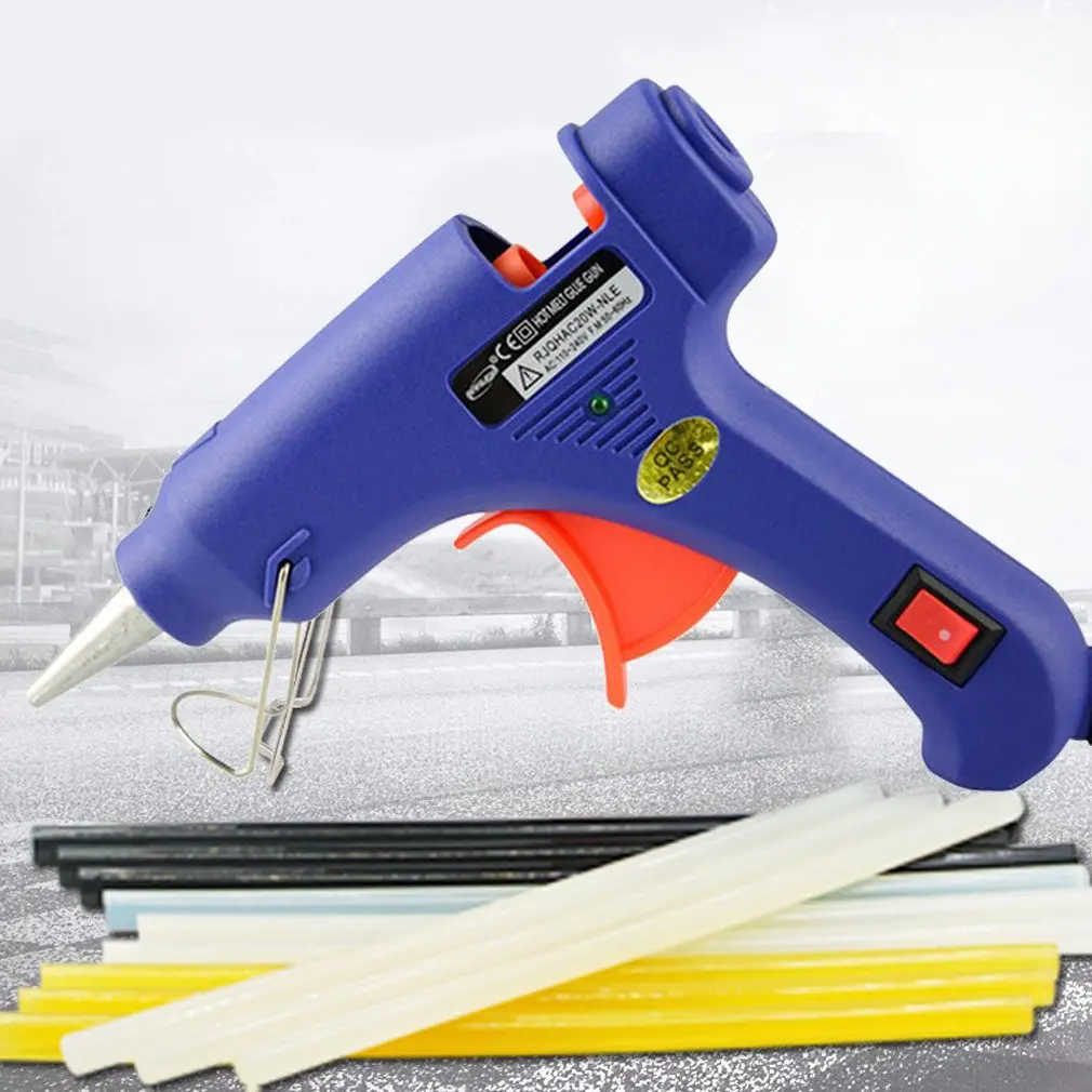 20W Hot Melt Glue Gun E Gun Diy Thermo Electric Silicone Glue Gun Heat Temperature Tool British Gauge Glue Gun