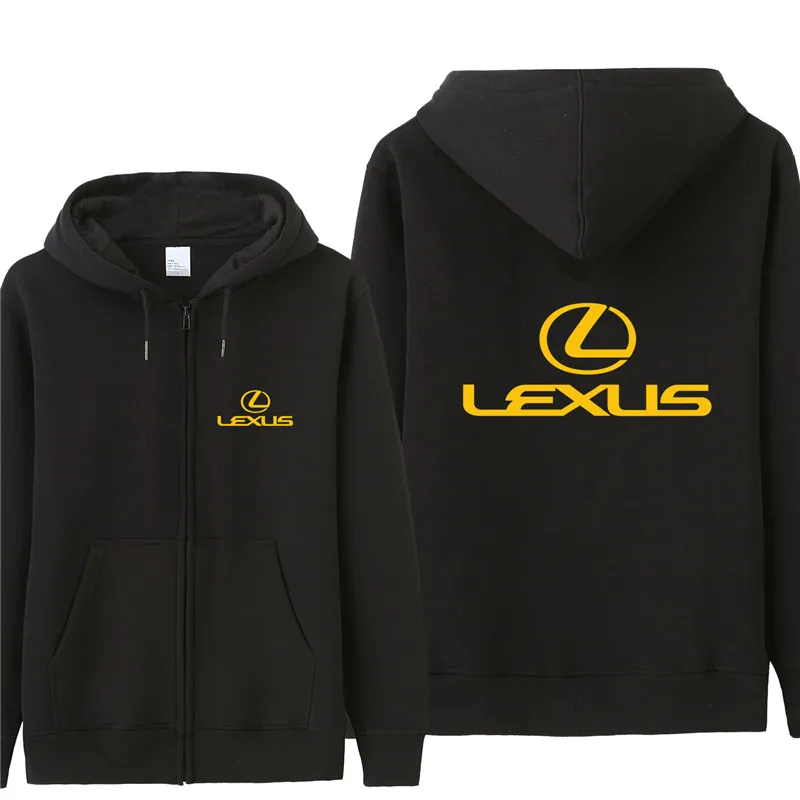 Осенние толстовки с логотипом Lexus Мужская модная куртка флисовый пуловер мужские